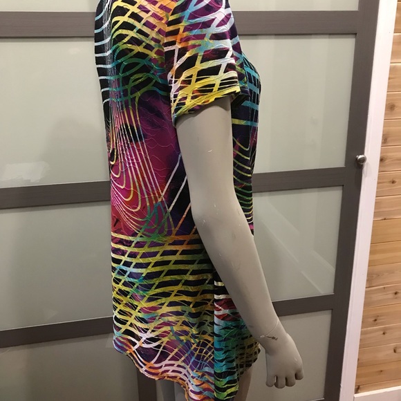 Multi coloured and black top - Picture 2 of 4